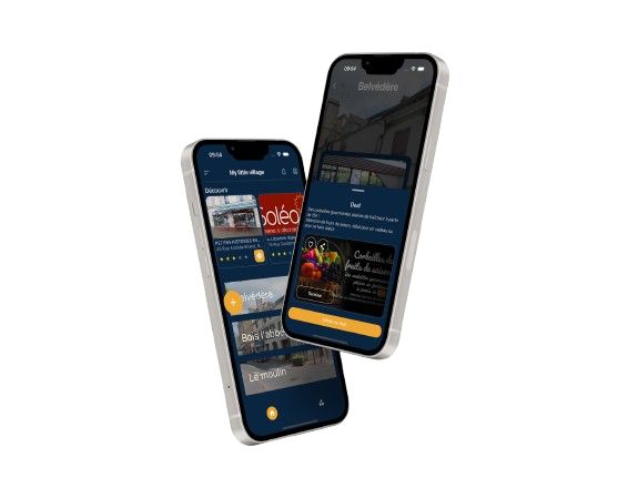 My Little Village App Mockup